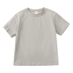 Ensemble T-shirt et Short Uni en Coton – Été