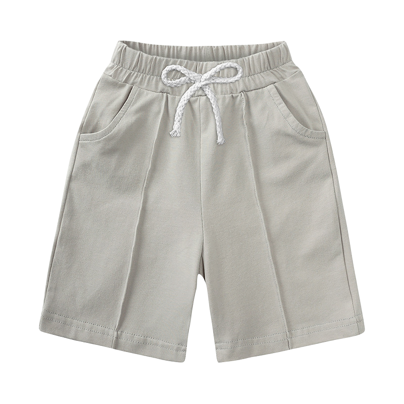 Ensemble T-shirt et Short Uni en Coton – Été