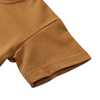 Ensemble T-shirt et Short Uni en Coton – Été