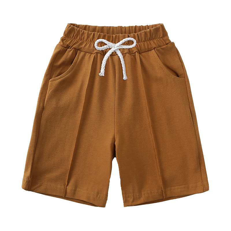 Ensemble T-shirt et Short Uni en Coton – Été