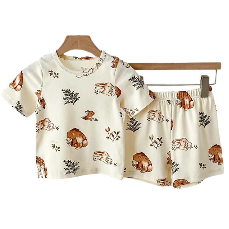 Ensemble Unisexe pour Enfants avec Motifs d'Animaux