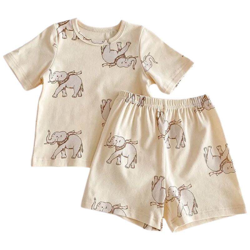 Ensemble Unisexe pour Enfants avec Motifs d'Animaux