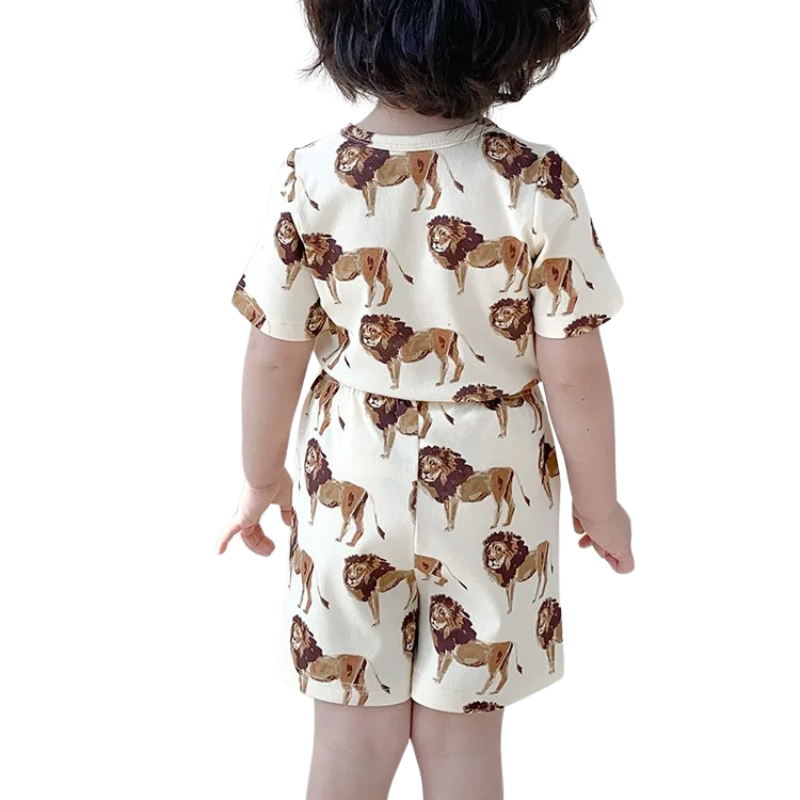 Ensemble Unisexe pour Enfants avec Motifs d'Animaux