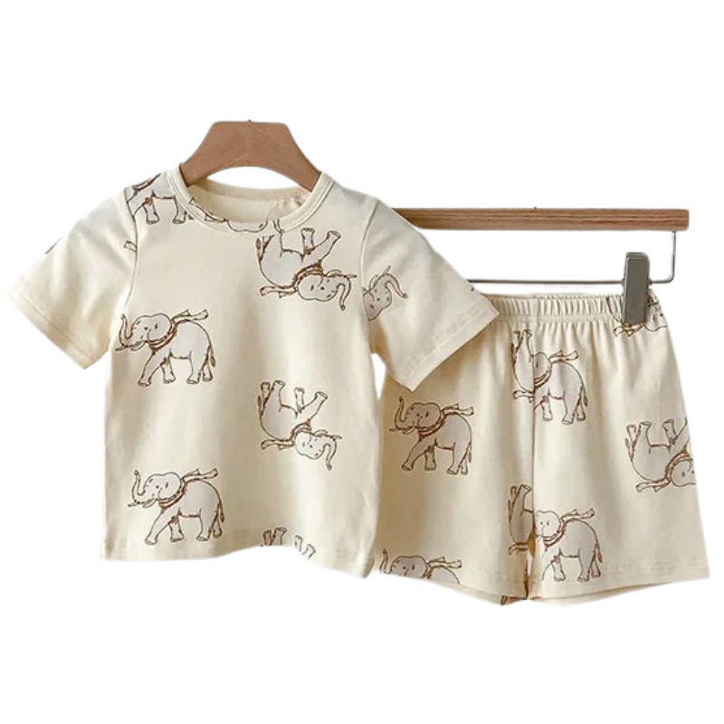 Ensemble Unisexe pour Enfants avec Motifs d'Animaux