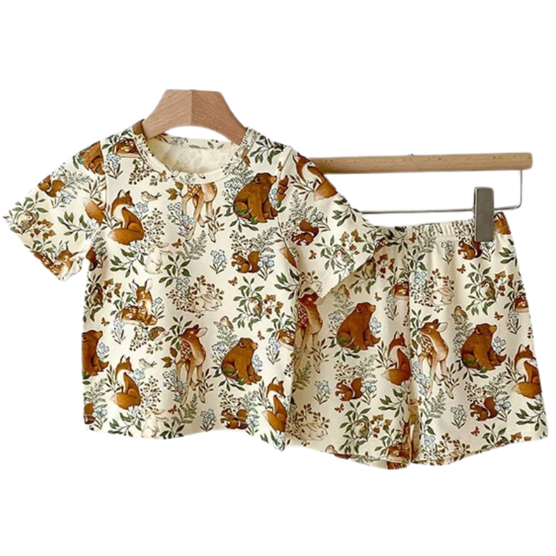 Ensemble Unisexe pour Enfants avec Motifs d'Animaux