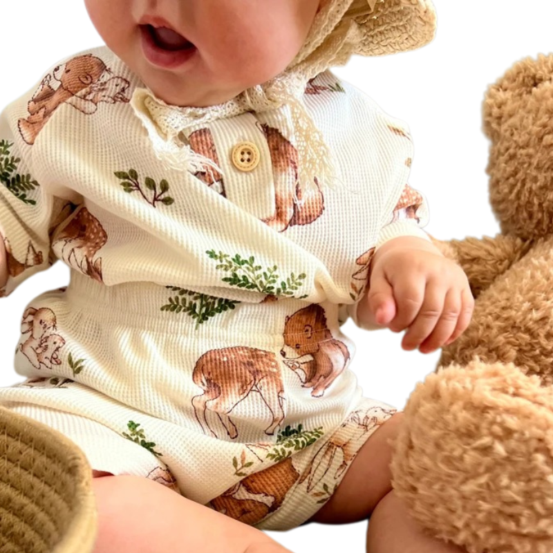 Ensemble Unisexe pour Enfants avec Motifs d'Animaux