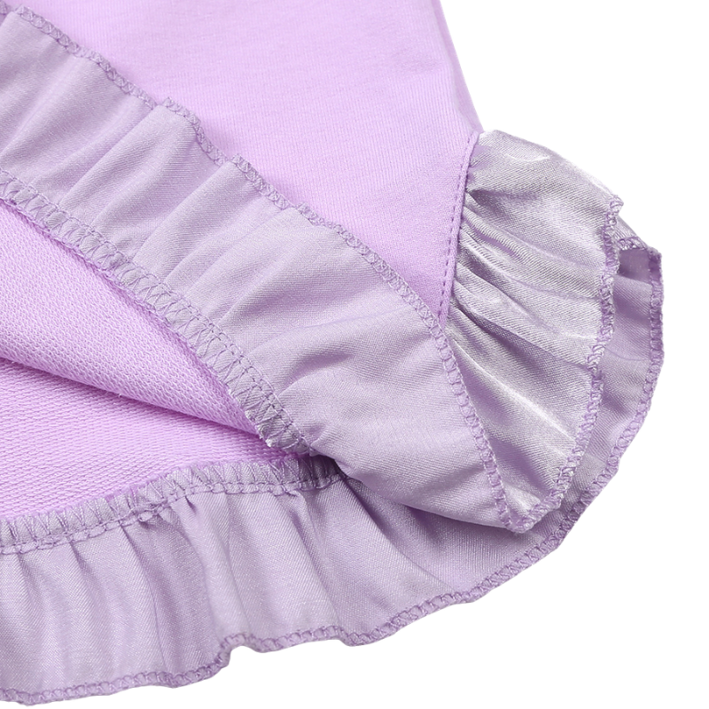 Ensemble Fille T-shirt et Short à Volants – 2 Pièces