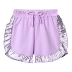 Ensemble Fille T-shirt et Short à Volants – 2 Pièces