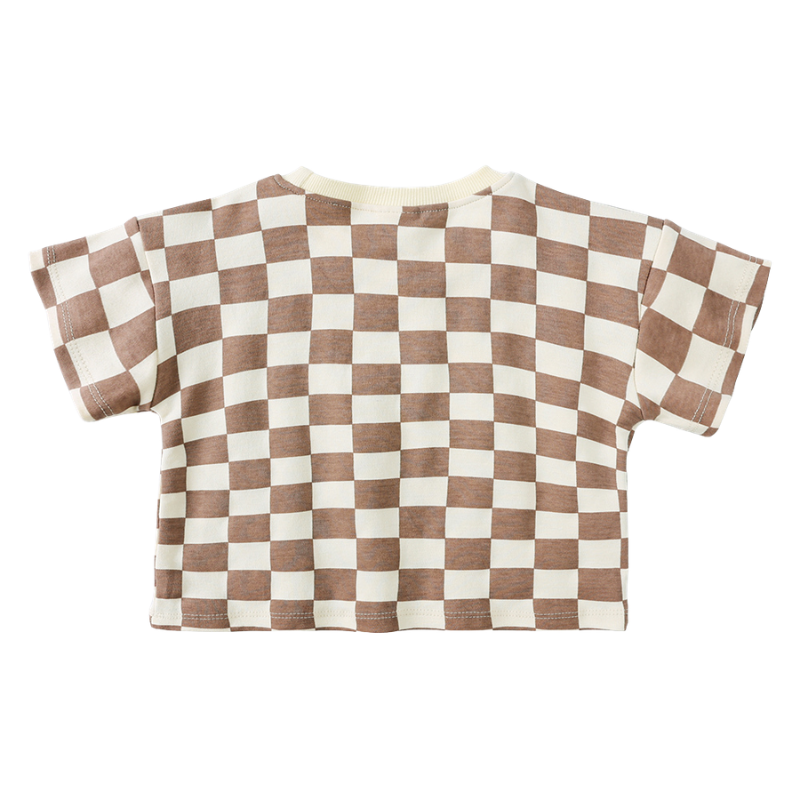 Ensemble T-shirt et Short Garçon Imprimé en Coton – Été