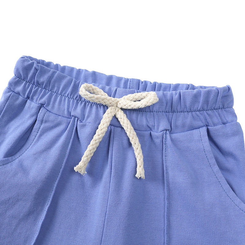 Ensemble T-shirt et Short Uni en Coton – Été