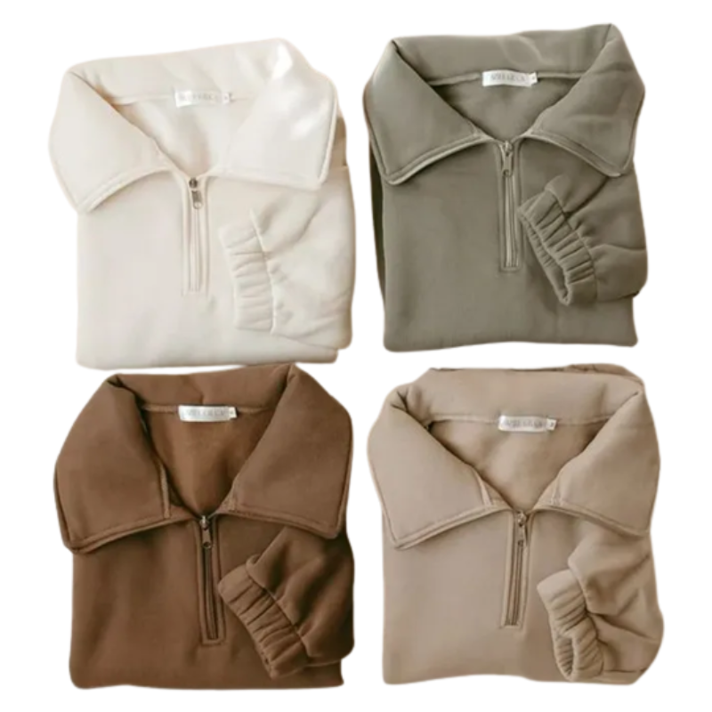 Ensemble en Molleton pour Enfant à Col Montant avec Fermeture Éclair