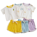 Ensemble d'Été Fille Uni – Léger et Confortable