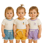 Ensemble d'Été Fille Uni – Léger et Confortable