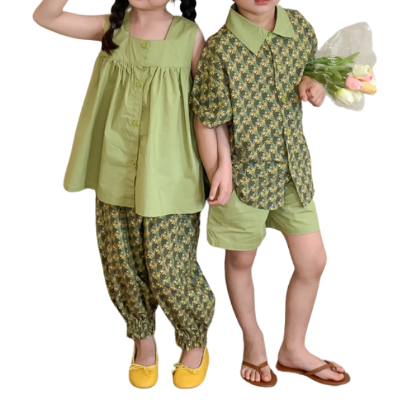 Ensemble d'Été Mixte pour Enfants – Garçons et Filles