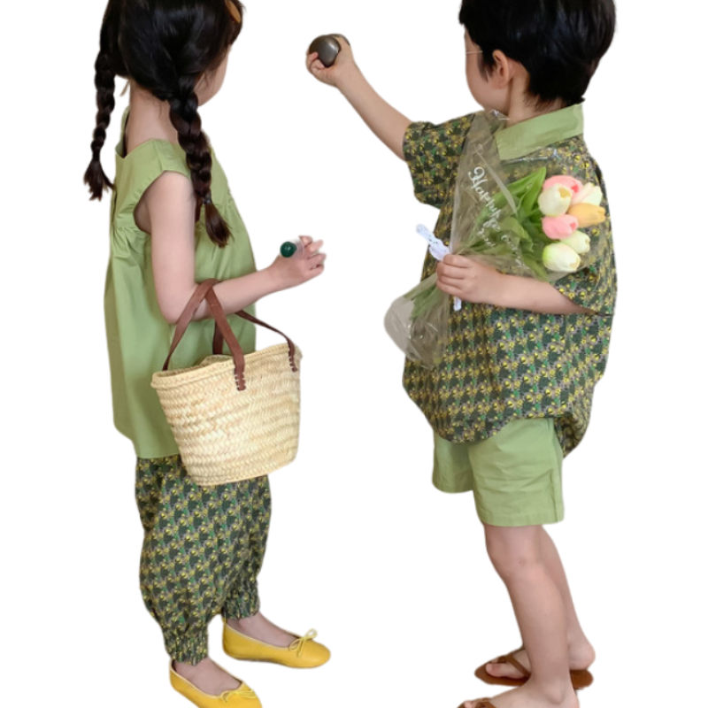 Ensemble d'Été Mixte pour Enfants – Garçons et Filles