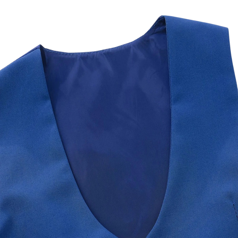Ensemble de Cérémonie Garçon 4 Pièces avec Gilet, Pantalon, Chemise et Nœud Papillon