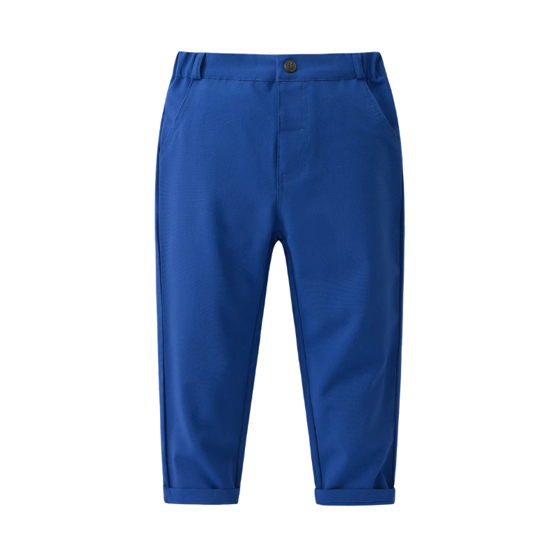 Ensemble de Cérémonie Garçon 4 Pièces avec Gilet, Pantalon, Chemise et Nœud Papillon
