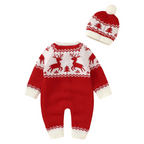Ensemble de Noël pour Bébé Bambino – Combinaison et Bonnet Inclus