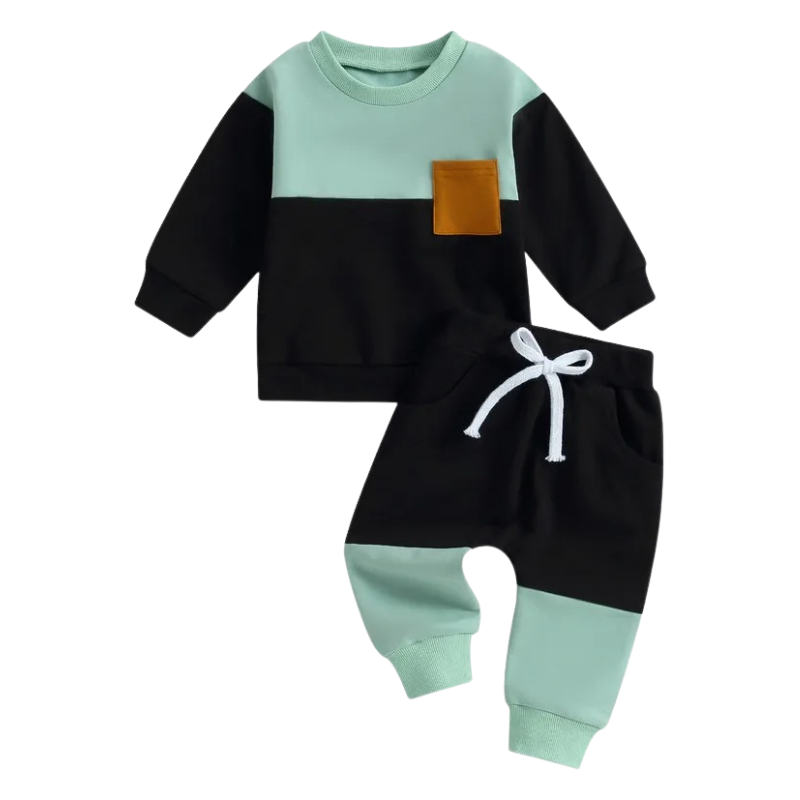 Ensemble de Survêtement Chaud Garçon en Molleton Doublé