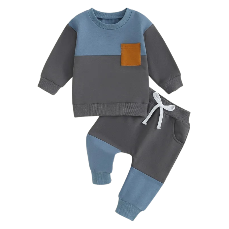 Ensemble de Survêtement Chaud Garçon en Molleton Doublé