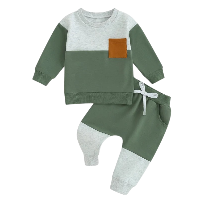 Ensemble de Survêtement Chaud Garçon en Molleton Doublé