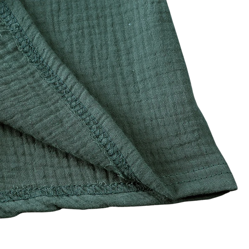 Ensemble en Lin à Manches Courtes Pour Enfants