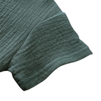 Ensemble en Lin à Manches Courtes Pour Enfants