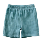 Ensemble en Lin à Manches Courtes Pour Enfants