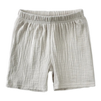 Ensemble en Lin à Manches Courtes Pour Enfants