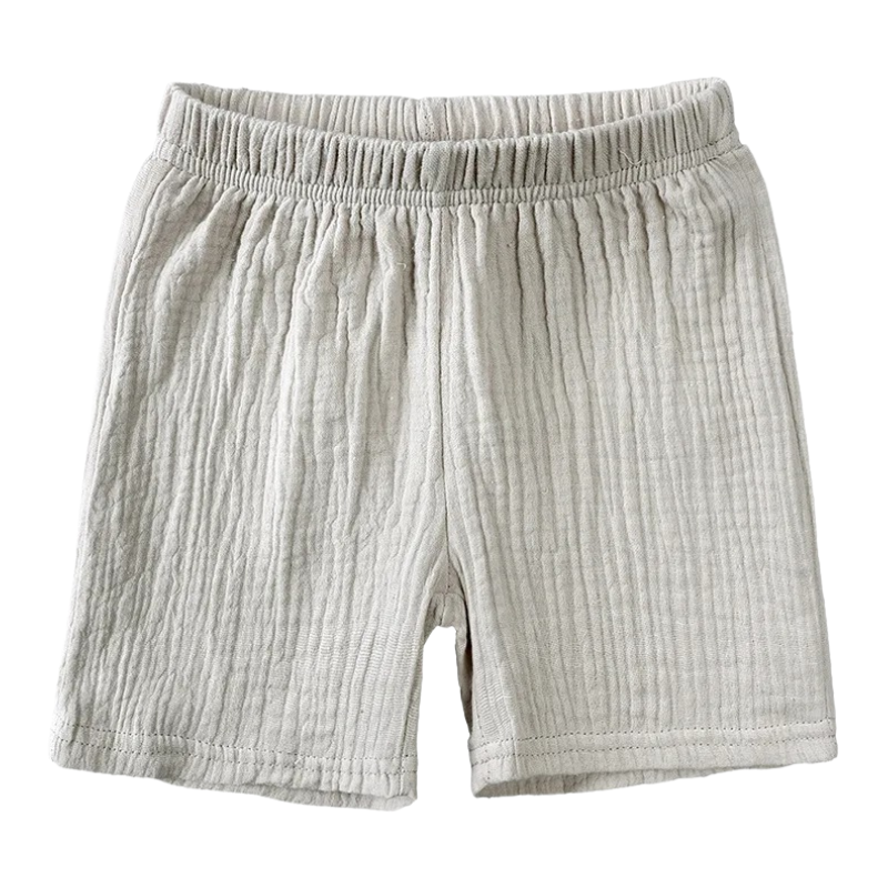 Ensemble en Lin à Manches Courtes Pour Enfants