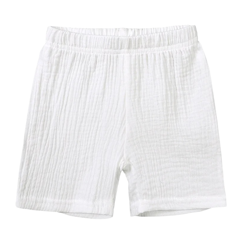 Ensemble en Lin à Manches Courtes Pour Enfants