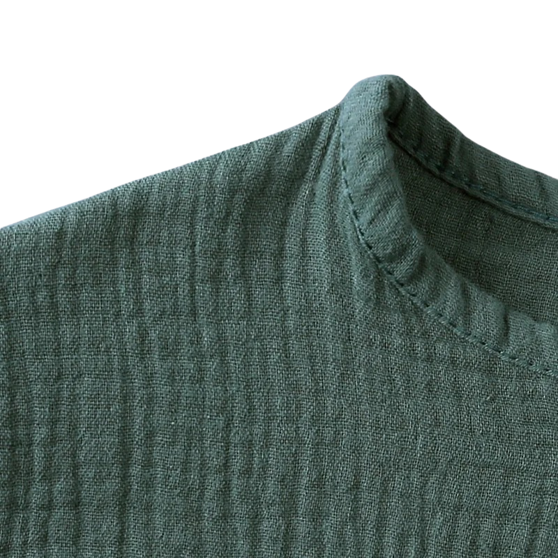 Ensemble en Lin à Manches Courtes Pour Enfants