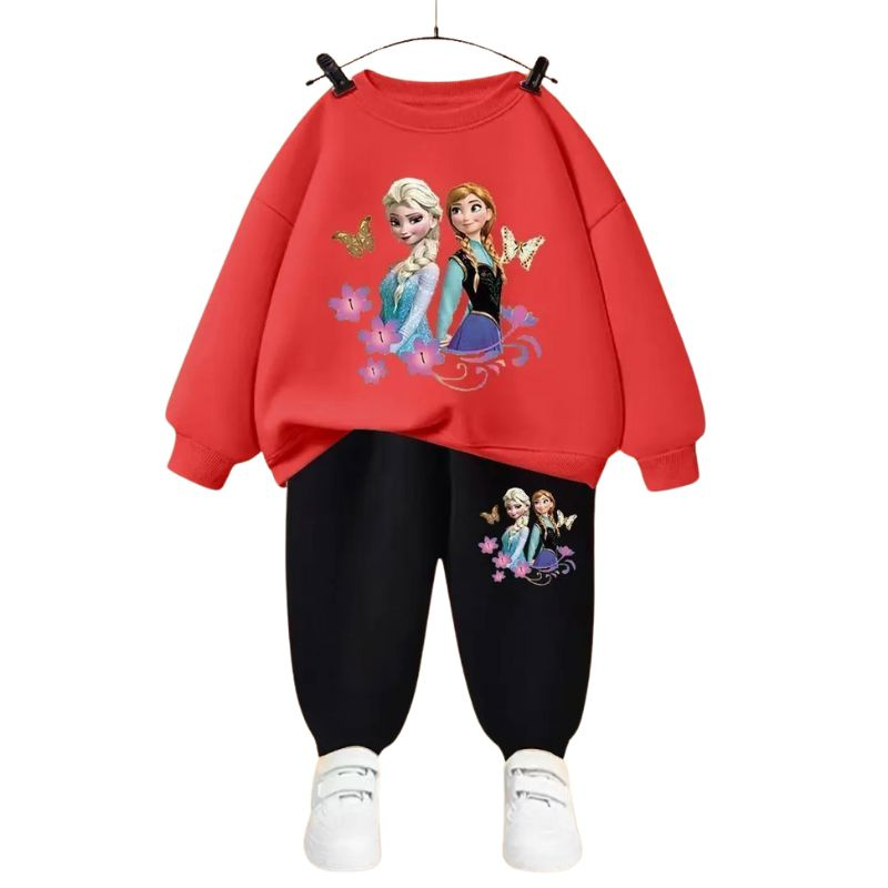 Ensemble en Molleton Enfant Motif Princesses d’Hiver