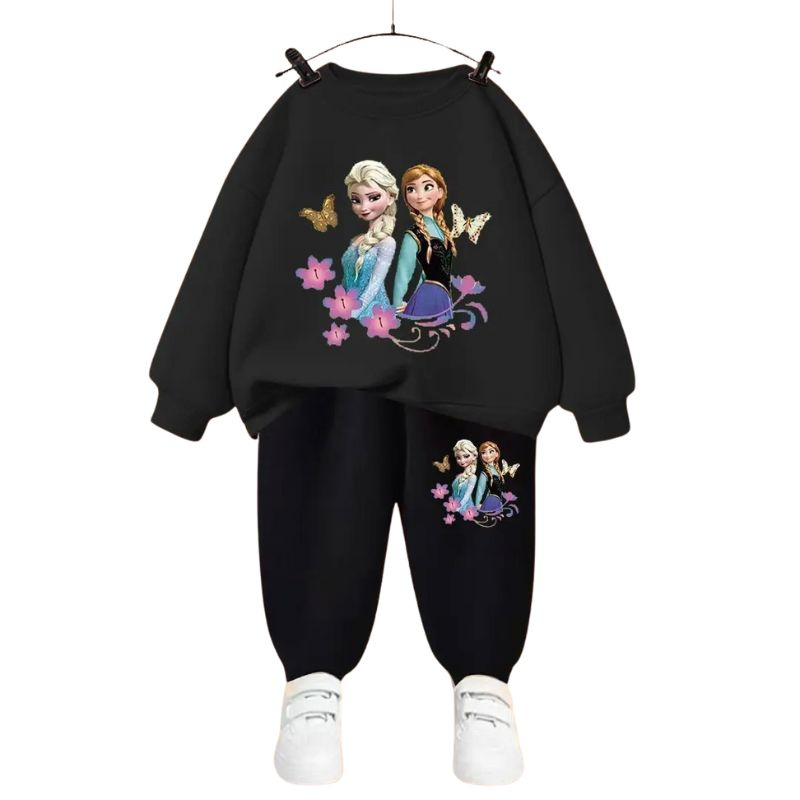 Ensemble en Molleton Enfant Motif Princesses d’Hiver