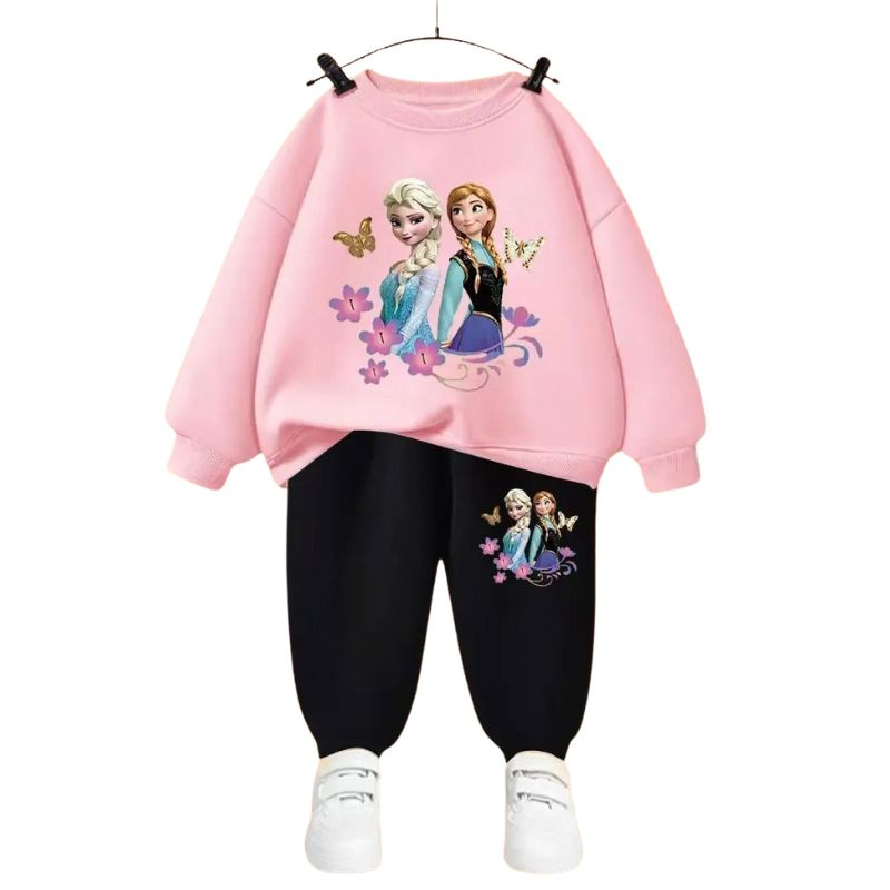 Ensemble en Molleton Enfant Motif Princesses d’Hiver