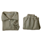 Ensemble en Molleton pour Enfant à Col Montant avec Fermeture Éclair