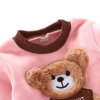 Ensemble en Velours pour Enfants avec Gilet Offert