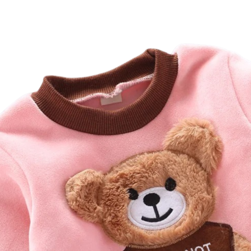 Ensemble en Velours pour Enfants avec Gilet Offert