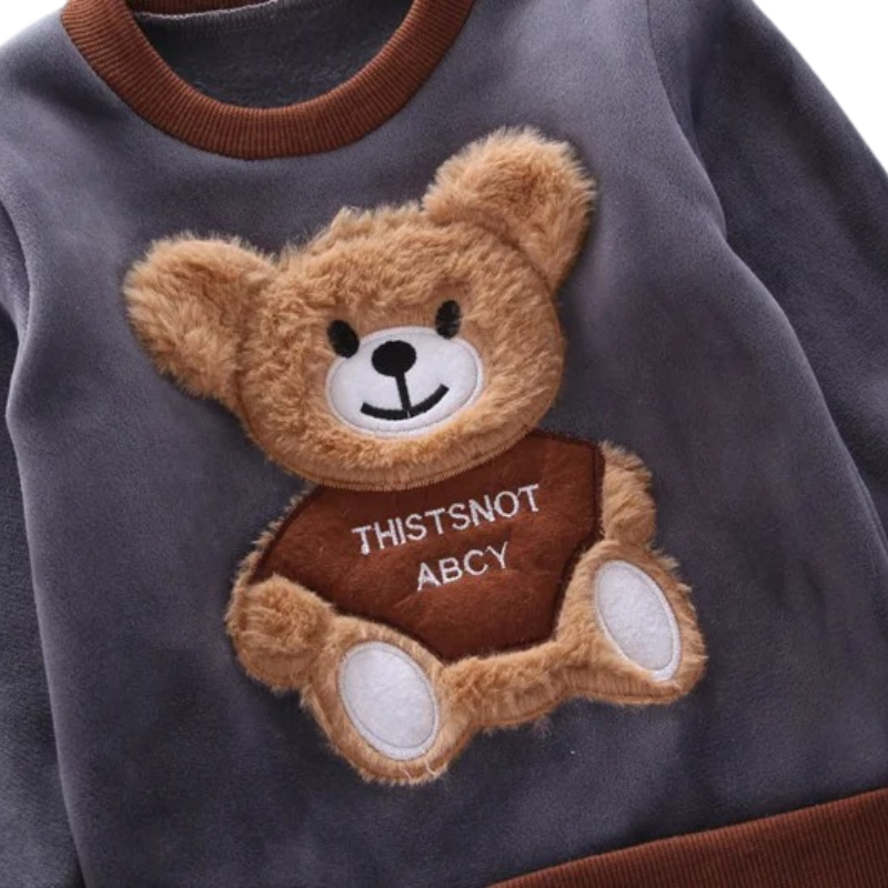 Ensemble en Velours pour Enfants avec Gilet Offert