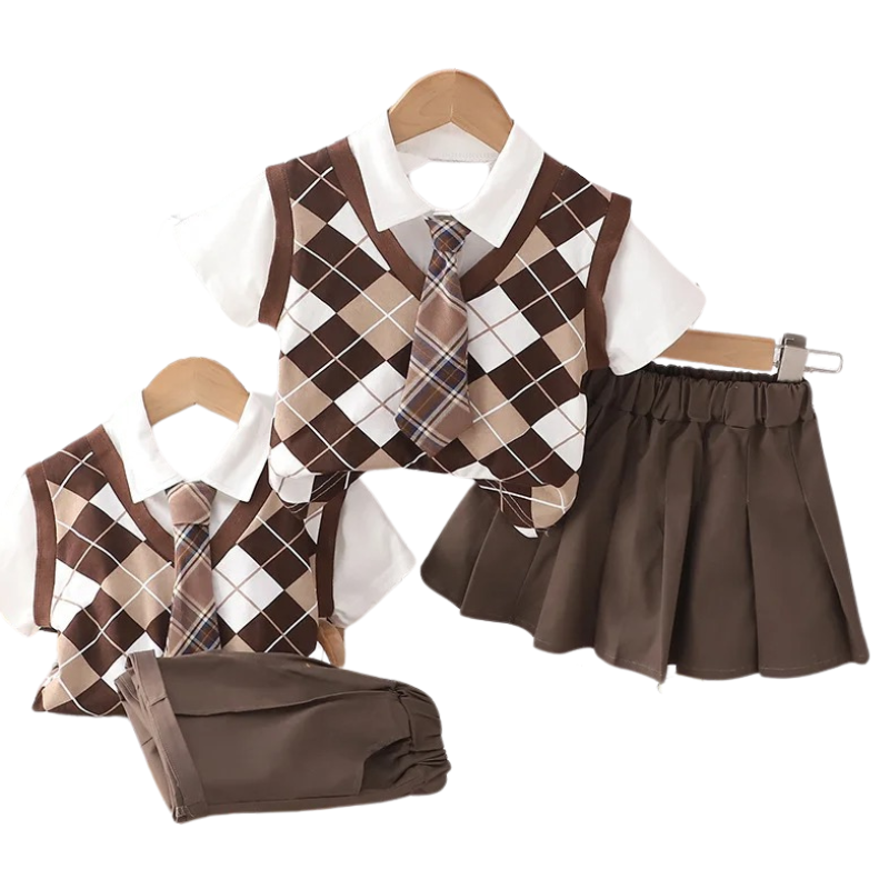 Ensemble unisexe pour enfants - Style rentrée