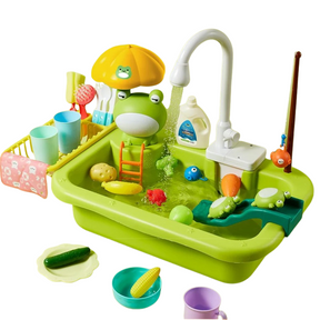 Évier de Jeu avec Eau et Accessoires