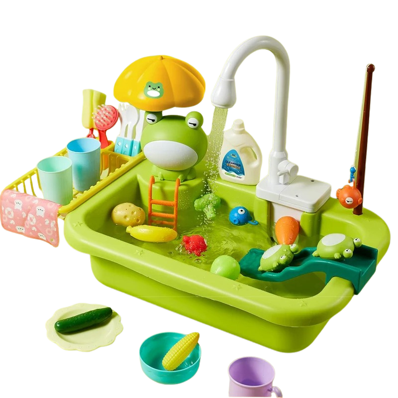 Évier de Jeu avec Eau et Accessoires