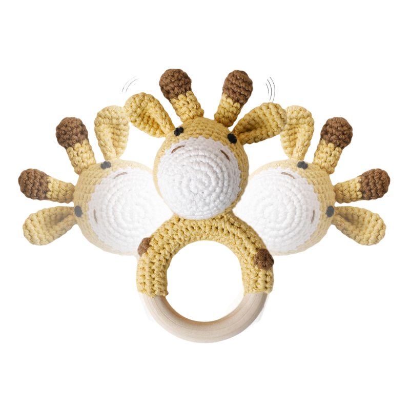 Hochet Douceur Sculpté pour Nouveau-Nés Bambino