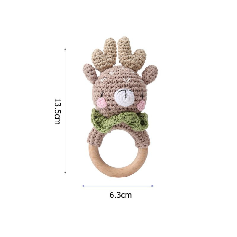 Hochet Douceur Sculpté pour Nouveau-Nés Bambino