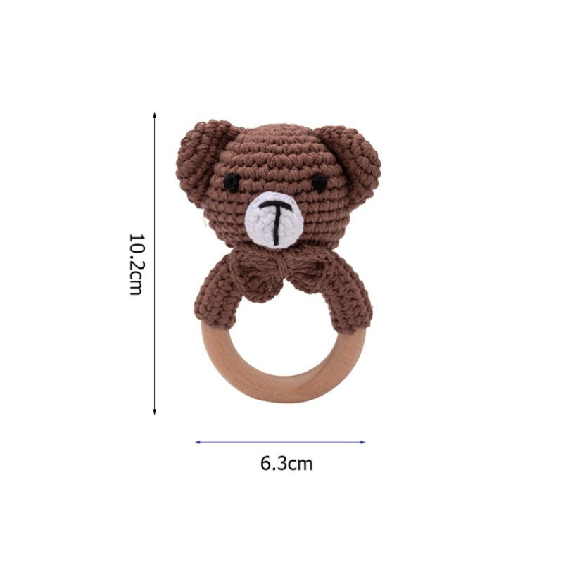Hochet Douceur Sculpté pour Nouveau-Nés Bambino