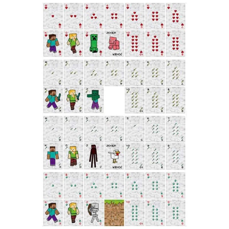 Jeu de Cartes Pixel
