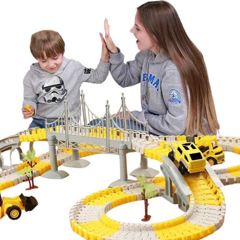 Jeu de Construction de Routes Enfant Bambino