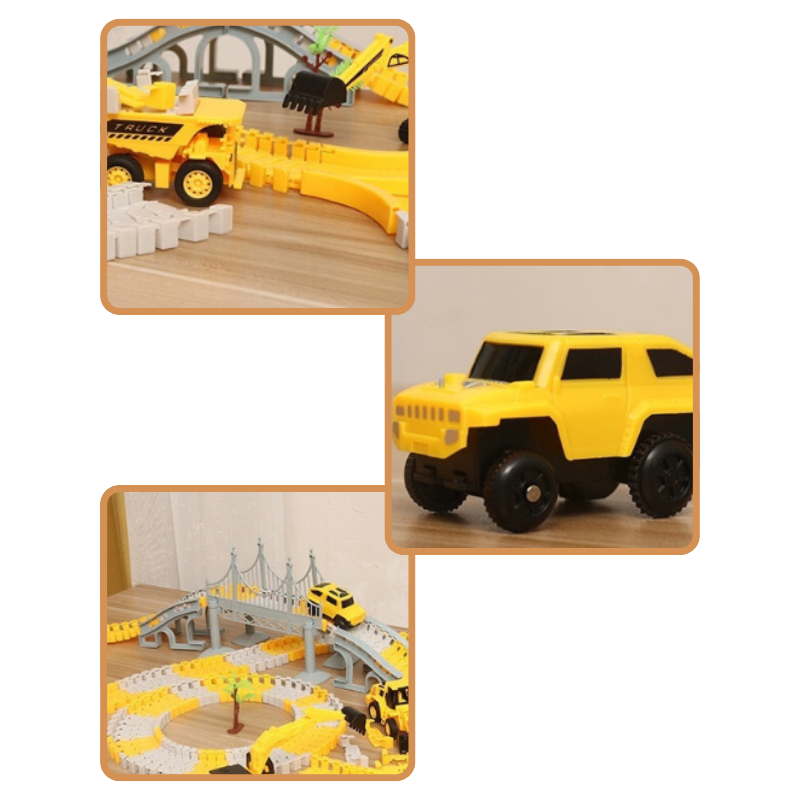 Jeu de Construction de Routes Enfant Bambino