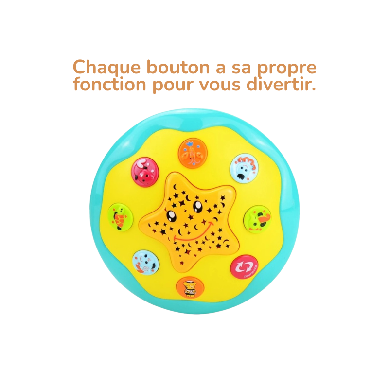 Jouet Aquarium Musical avec Projecteur de Lumière Bambino