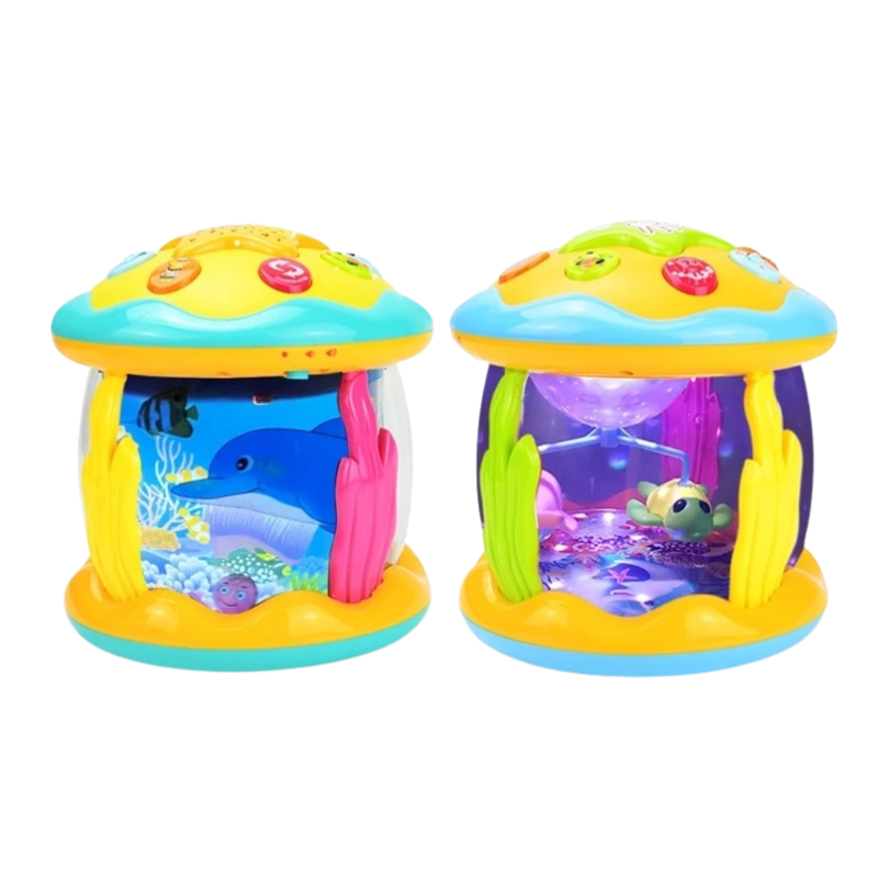 Jouet Aquarium Musical avec Projecteur de Lumière Bambino